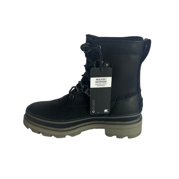 Sorel Winter Boots Lennox Street Boots Size 6 Black/Sage Waterproof New - Picture 4 of 8